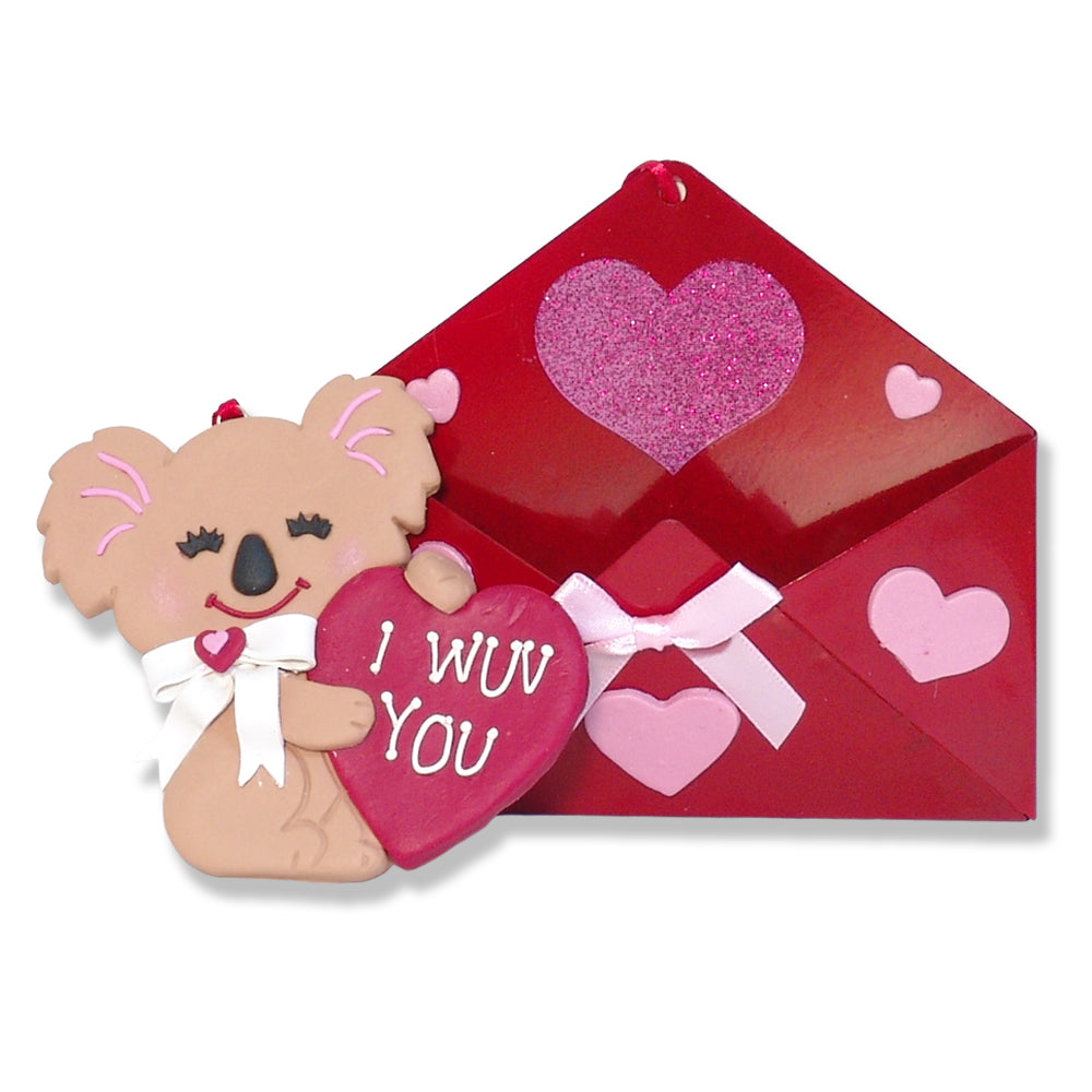 Kimmy Koala Bear Handmade Ornament in Tin Envelope