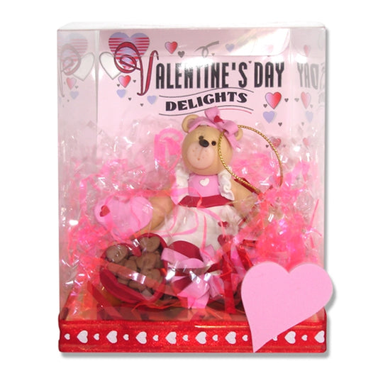 Belly Bear Sweetheart Girl Valentine Figurine in Gift Box