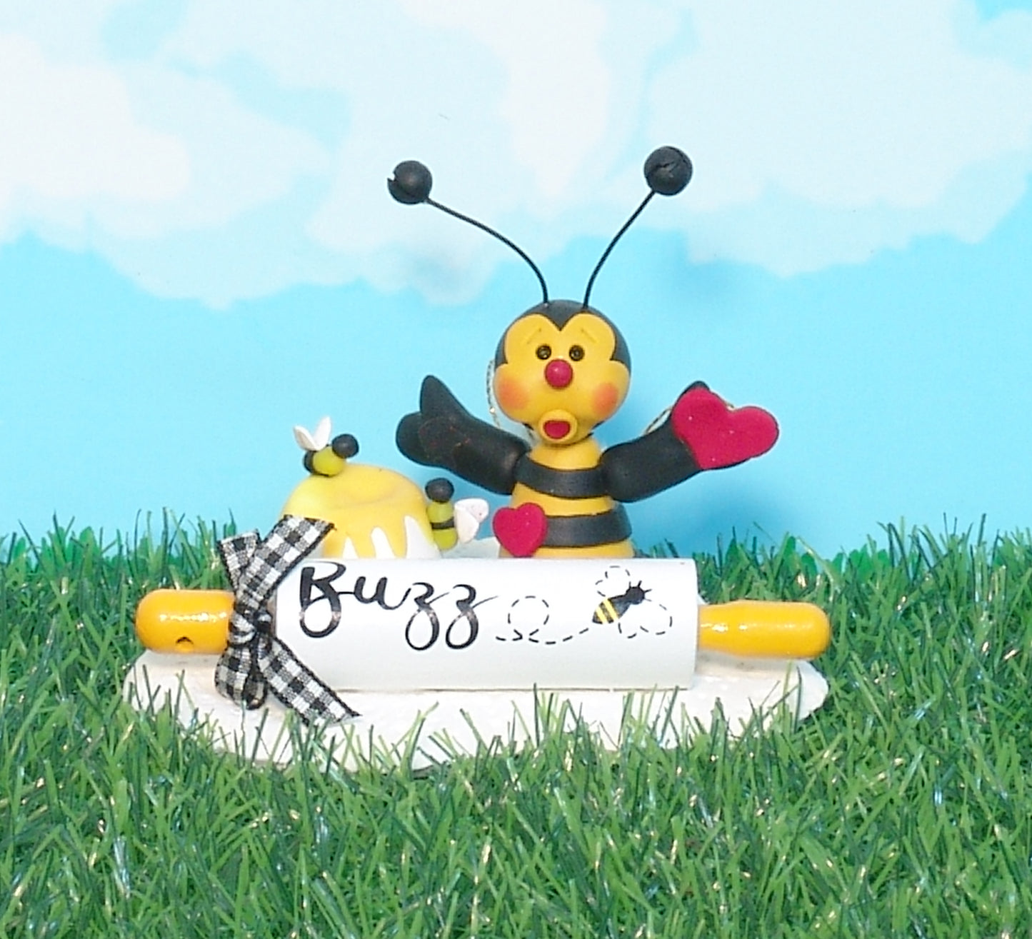 Bee with Rolling Pin  Figurine