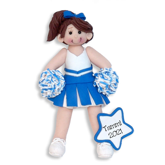 CHEERLEADER Handmade Personalized Christmas Ornament From Photo