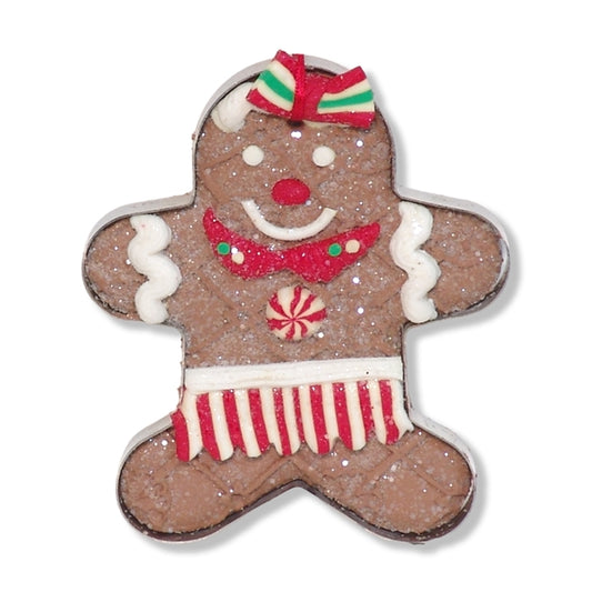 Gingerbread Ornament - Handmade Polymer Clay