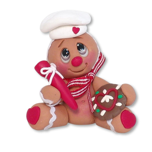 Gingerbread Figurine with Round Cookie
