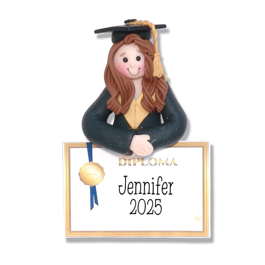 Graduation Christmas Ornament - For the Graduate - Female -1