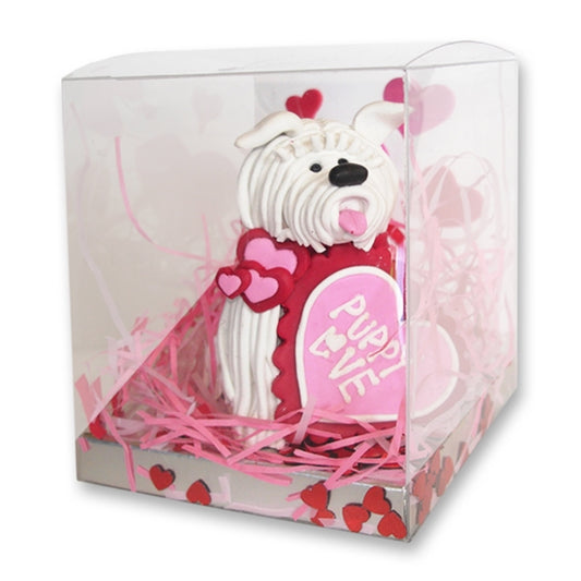 Valentine Puppy Love Dog Figurine in Gift Box -2