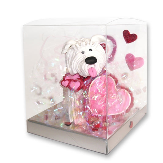 Valentine Puppy Love Dog Figurine in Gift Box -3